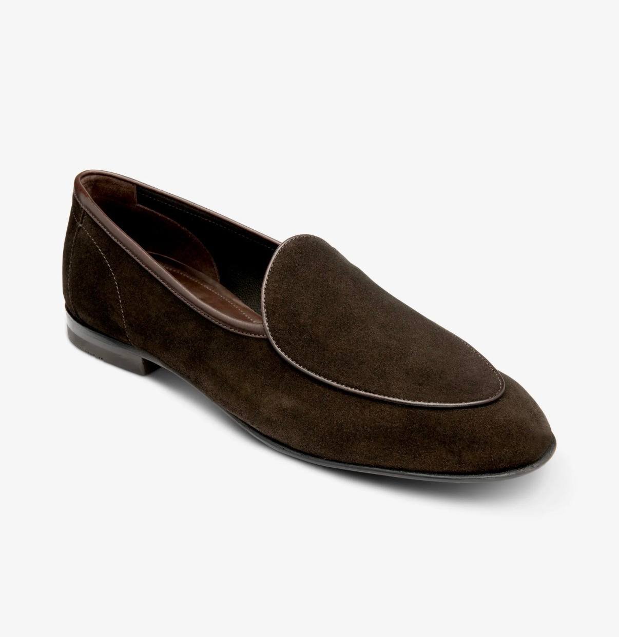 Belgrave Dark Brown Calf Suede снимка 3