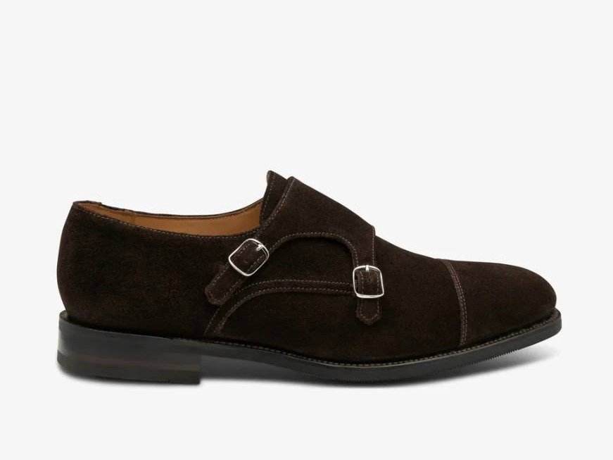 Loake Cannon Dark Brown Suede — мъжки обувки с лична проба във Варна