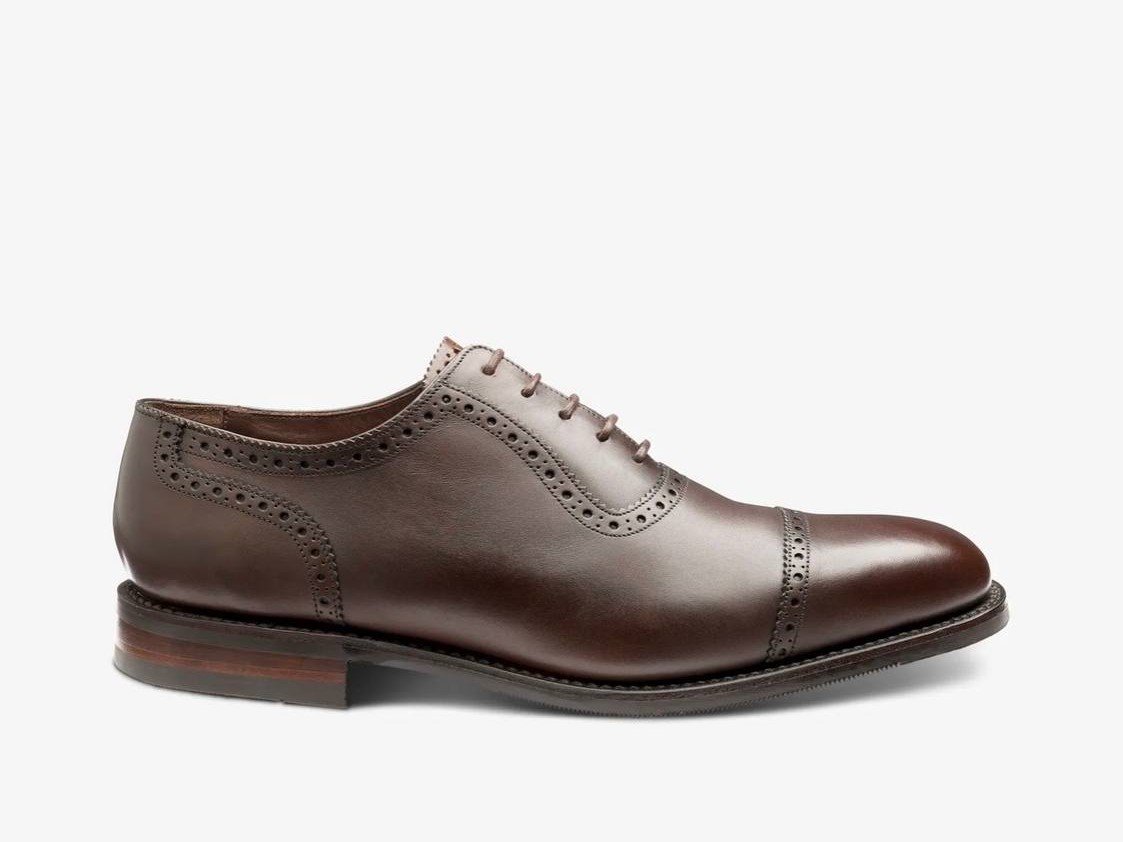 Loake Fleet Dark Brown Calf Leather — мъжки обувки с лична проба във Варна