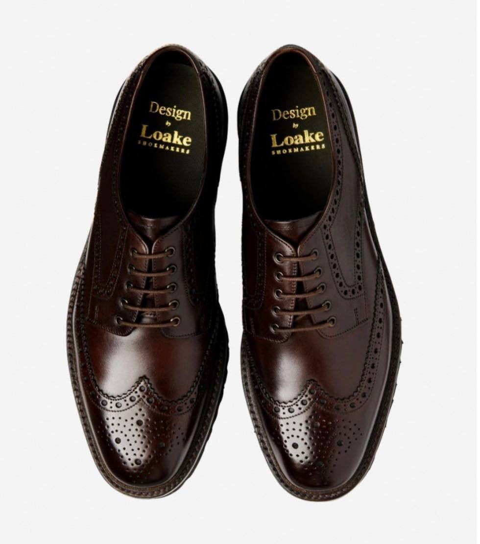 Perseus Dark Brown Calf Hand-painted Leather снимка 2
