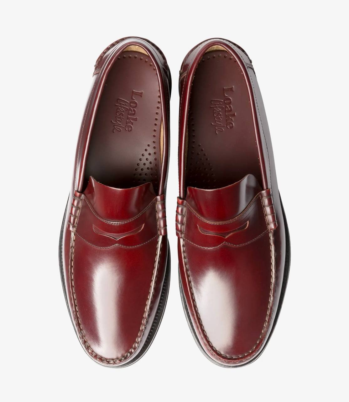 Princeton Burgundy Polished Leather снимка 2