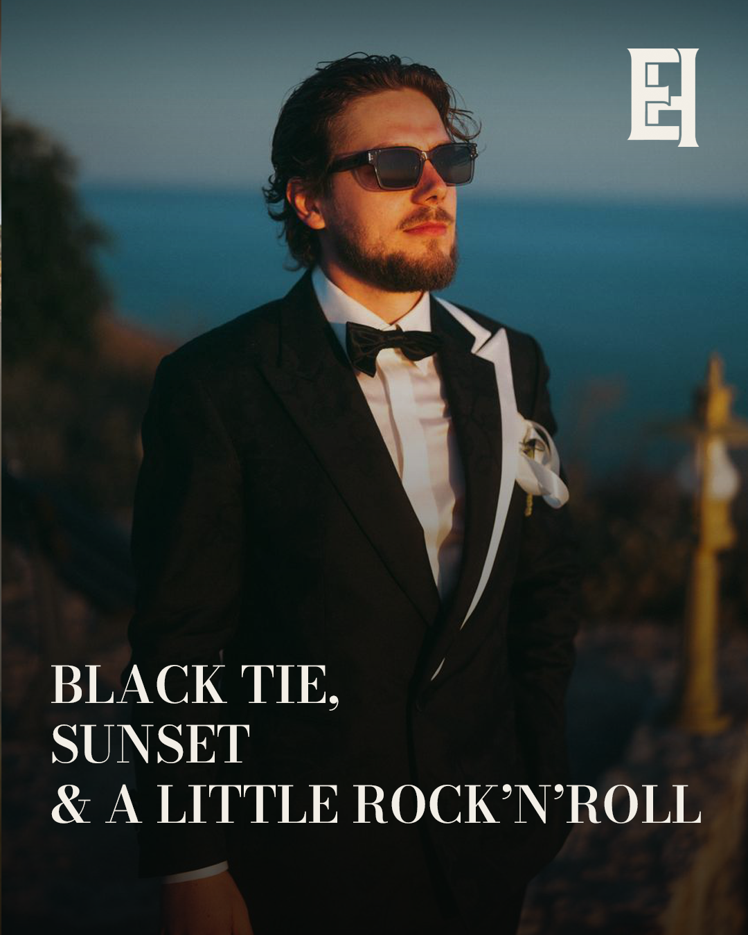Black Tie, Sunset & a Little Rock’n’Roll. Black Tie със собствен характер. Кадър 1 от 10.